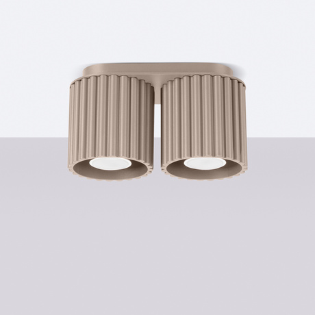 Plafonnier AURA 2 taupe GU10