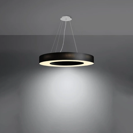 Lustre SATURNO SLIM 70 noir