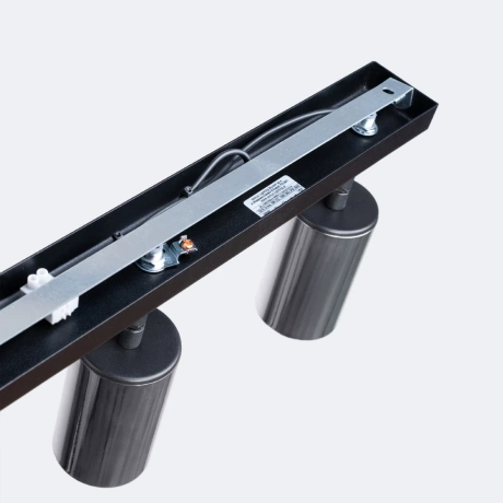 Plafonnier WINX 3 noir/chrome