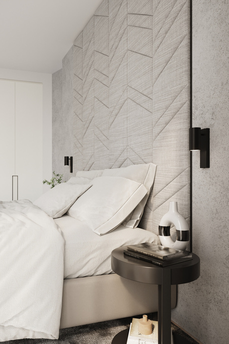 Applique UTTI noire + 1x ampoule LED GU-10 3000K Warm 7W 620lm