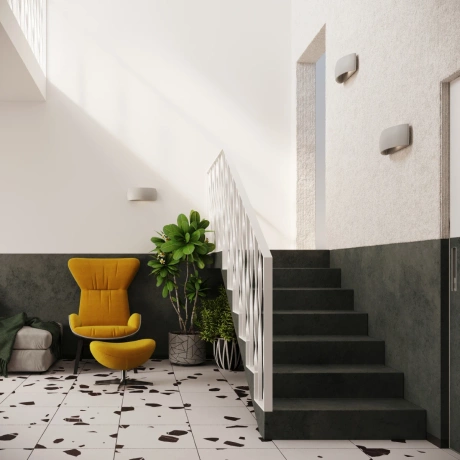 Applique céramique PONTIUS gris