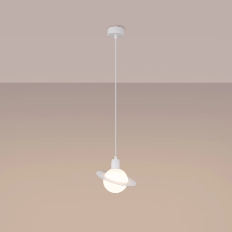 Lampe suspendue HYPERION 1 blanc