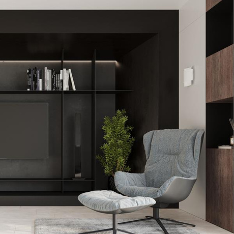 Applique HESTIA blanche + 1x ampoule LED G9 4000K froide 4.5W 530lm