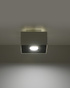 Plafond MONO 1 blanc + 1x ampoule LED GU-10 4000K Froid 7W 630lm