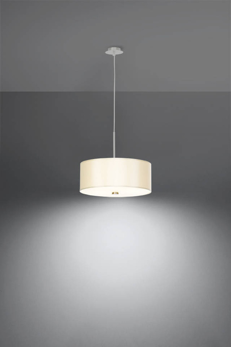 Lustre SKALA 30 blanc + 3x ampoule LED E27 3000K Warm 7.5W 620lm