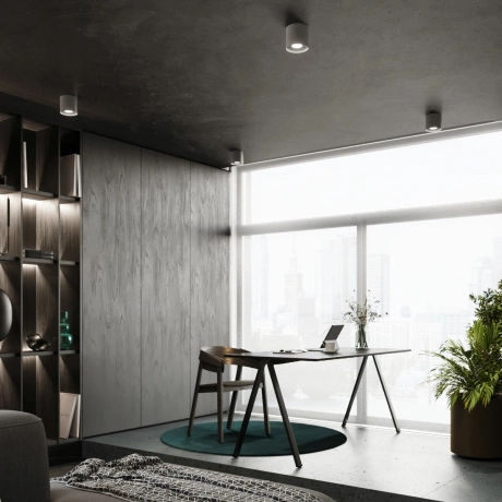 Plafonnier MIKA gris