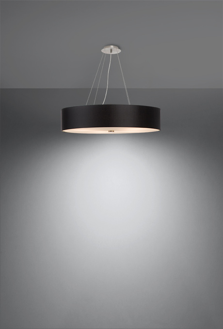 Lustre SKALA 60 noir + 5x ampoule LED E27 4000K Froid 7.5W 650lm