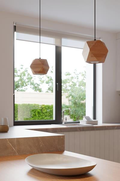 Plafond WOODY 3 bois naturels + 3x ampoule LED GU-10 3000K Warm 7W 620lm