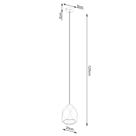 Lampe suspendue en céramique MINT