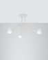 Lustre SUPEŁ 3 blanc + 3x ampoule LED E27 3000K Warm 7,5W 620lm