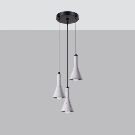 Lampe suspendue REA 3P béton