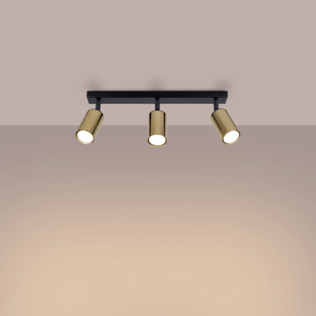 Plafonnier WINX 3 noir/cooper