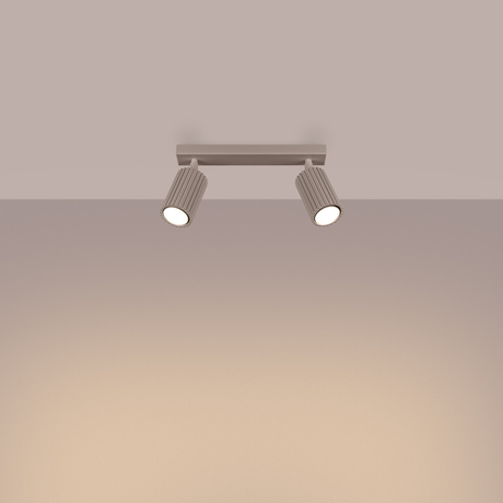Plafonnier KARBON 2 taupe