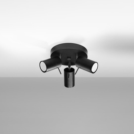 Plafonnier RING 3P noir