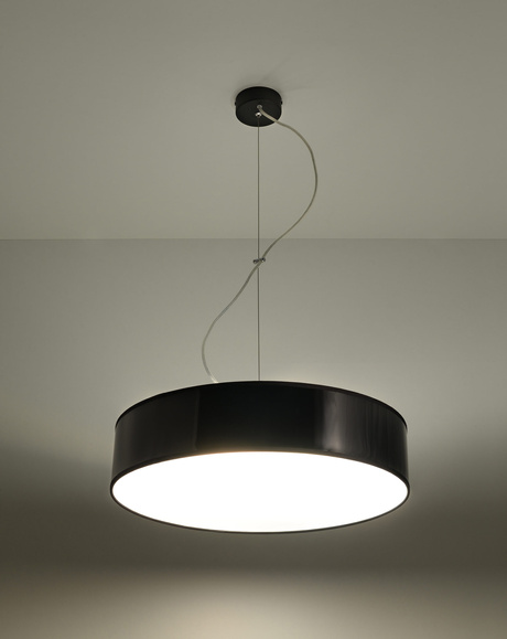 Lampe suspendue ARENA 45 BLACK + 3x ampoule LED E27 4000K Cold 7.5W 650lm