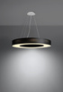 Lustre SATURNO SLIM 70 noir + 6x ampoule LED E27 3000K Warm 7.5W 620lm