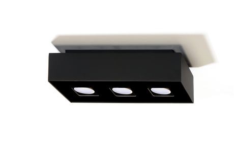 Plafonnier MONO 3 noir