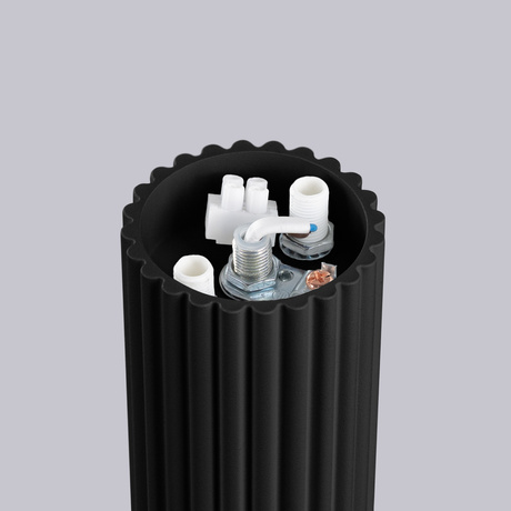 Plafonnier HALO noir IP44