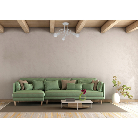 Lustre SUPEŁ 3 blanc + 3X ampoule LED E27 3000K 7W 760lm