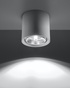 Plafond céramique KALU blanc + 1x ampoule LED GU10 AR111 4000K COLD 10W 850lm
