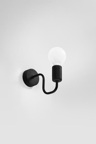 Applique VECTOR noir 1x ampoule LED E27 3000K Warm 7.5W 620lm