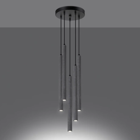 Lampe suspendue PASTELO 5P béton