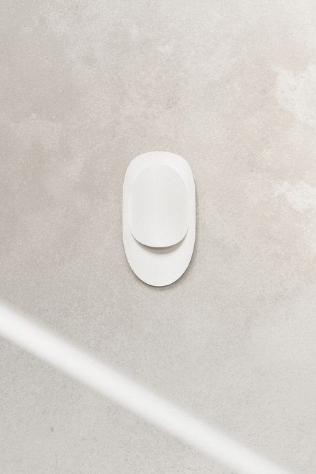 Applique TEAR blanc + 1x ampoule LED G9 4000K froide 4,5W 530lm