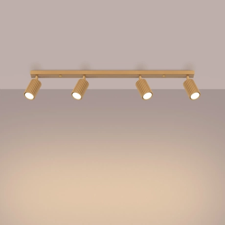 Plafonnier KARBON 4L or