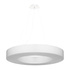 Lustre SATURNO SLIM 70 blanc + 6x ampoule LED E27 3000K Warm 7.5W 620lm