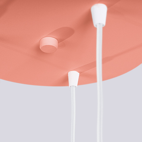 Lampe pendante HALO 3P peach