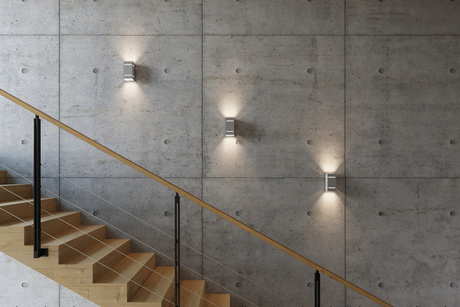 Applique BLOCCO gris + 1x ampoule LED G9 3000K Warm 4.5W 510lm