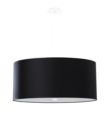 Lustre OTTO 60 noir + 5x ampoule LED E27 4000K Froid 7.5W 650lm