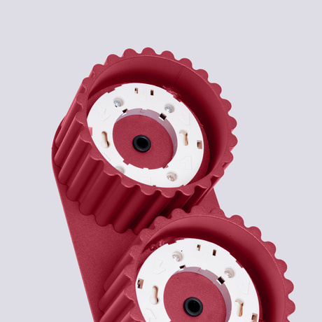 Plafonnier AURA 2 bordeaux Gx53