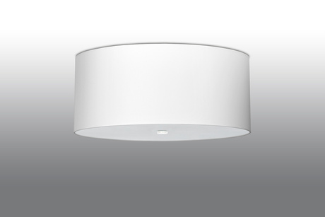 Plafond OTTO 60 blanc + 5x ampoule LED E27 4000K Froid 7.5W 650lm