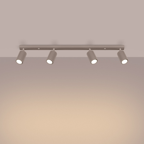Plafonnier KARBON 4L taupe