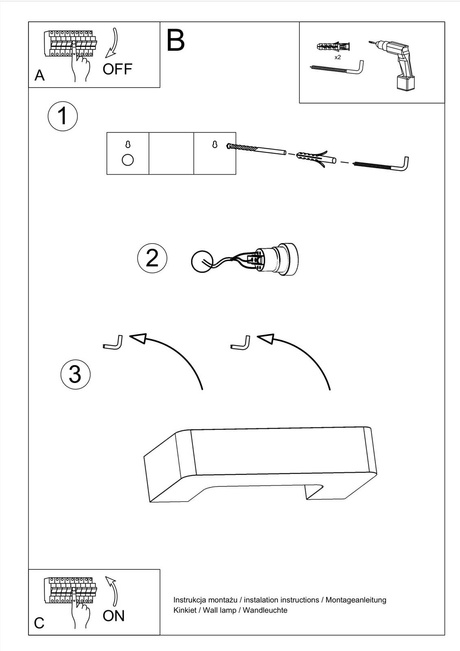 Applique en céramique MAGNET blanc + 1x ampoule LED E27 3000K Warm 7.5W 620lm