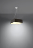 Lustre LOKKO 45 noir + 5x ampoule LED E27 4000K Froid 7.5W 650lm