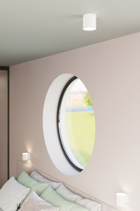 Plafond INEZ blanc + 1x ampoule LED G9 3000K Warm 4.5W 510lm