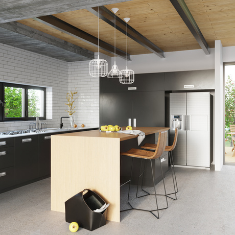 CELTA lampe suspendue blanche + 1x ampoule LED E27 4000K froide 7,5W 650lm