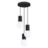 Lampe suspendue HALO 3P noir