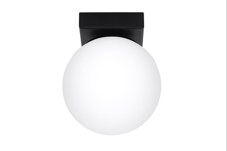 Plafond YOLI 1 noir + 1x ampoule LED G9 4000K froide 4.5W 460lm