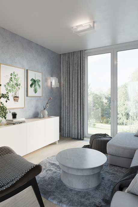 Applique FENIKS 1 blanche + 1x ampoule LED E27 4000K froide 7.5W 650lm