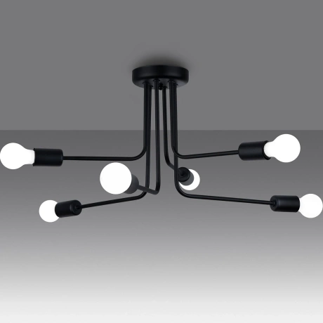 Lustre NORAH 6 noir