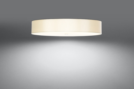 Plafond SKALA 80 blanc + 6x ampoule LED E27 3000K Warm 7.5W 620lm