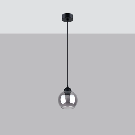 Lampe pendante ALINO 1 noir
