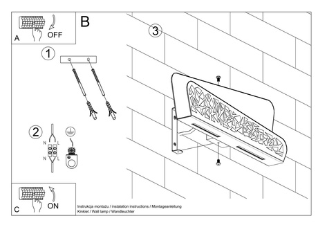 Applique ALIZA blanc + ampoule LED G9 3000K Warm 4.5W 510lm