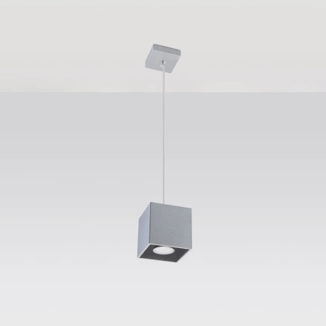 Lampe suspendue QUAD 1 gris