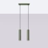 Lampe pendante LAGOS 2 vert olive