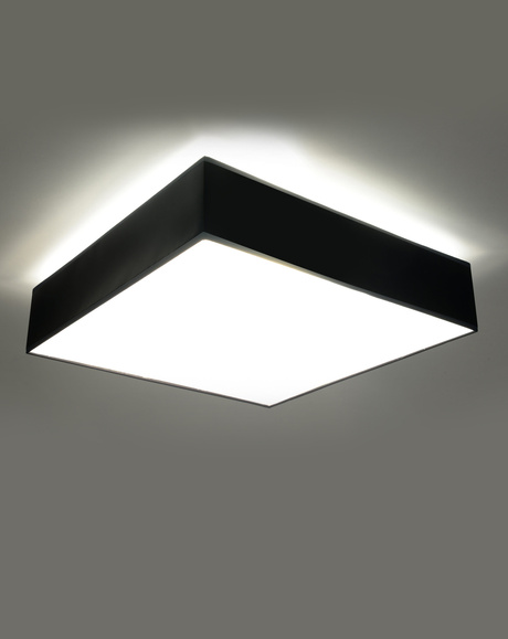 Plafond HORUS 45 BLACK + 3x ampoule LED E27 4000K Cold 7.5W 650lm
