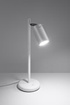 Lampe de bureau RING blanc + 1x ampoule LED GU-10 4000K Froid 7W 630lm